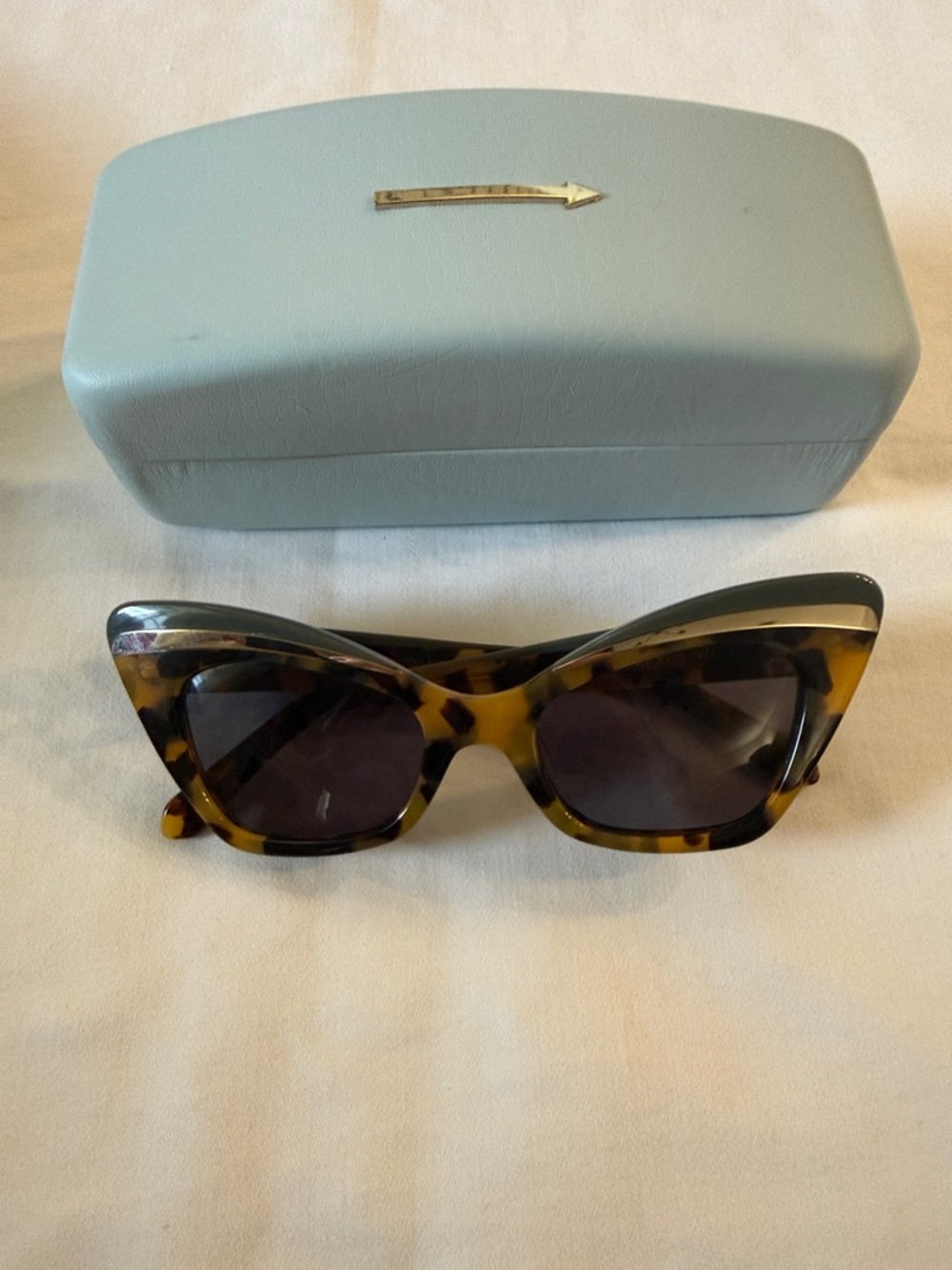 Karen Walker Classic Tortoiseshell Cat-Eye Sunglasses - Never worn. NWOT